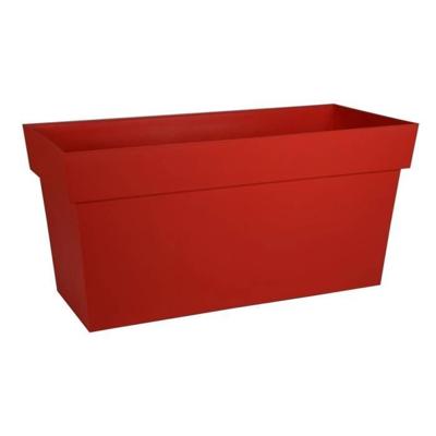 EDA Parete toscana con ruote - 79 x 35 x H 39 cm - 74 L - Rosso rubino