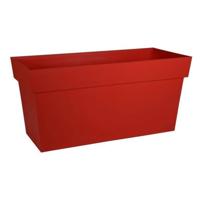 EDA Parete toscana con ruote - 79 x 35 x H 39 cm - 74 L - Rosso rubino - thumbnail