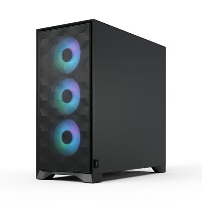 PC-behuizing - FRACTAL DESIGN - FD-C-POA2A-03 - Pop 2 Air TG RGB - ATX-vormfactor - 3 ventilatoren met geprofileerde bladen - Zwart PC-behuizing - FRACTAL DESIGN - FD-C-POA2A-03 - Pop 2 Air TG RGB - ATX-vormfactor - 3 ventilatoren met geprofileerde bladen - Zwart