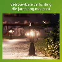 Philips LED 929004141501 Kinno Staande buitenlamp E27 Zwart - thumbnail