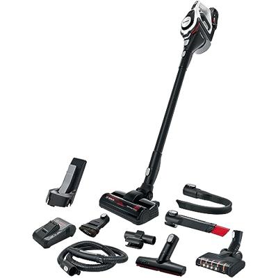 Bosch Serie 8 BSS825ALL steelstofzuiger & elektrische bezem Batterij/Accu Droog Zakloos Zwart, Wit 5 Ah