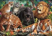Clementoni legpuzzel wild cats, 500st. - thumbnail