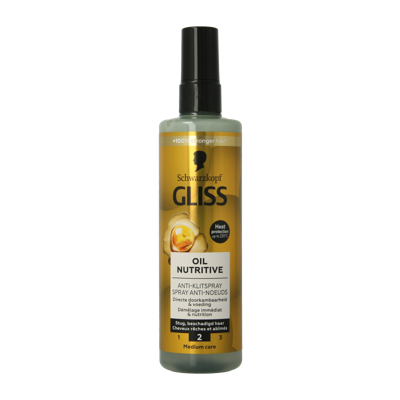 Gliss Kur Anti-klit spray oil nutritive 200 Milliliter