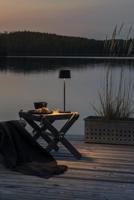 Konstsmide 7814-960 Capri LED-accutafellamp Terracotta - thumbnail