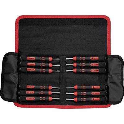 TOOLCRAFT Schroevendraaierset Elektronica en fijnmechanica 12-delig Plat, Kruiskop Phillips, T-profiel TOOLCRAFT Schroevendraaierset Elektronica en fijnmechanica 12-delig Plat, Kruiskop Phillips, T-profiel