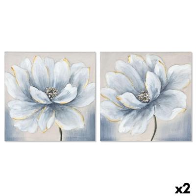 Canvas Home ESPRIT Canvas Hout MDF 40 x 2,5 x 40 cm