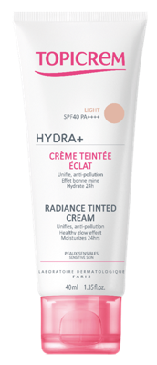 Topicrem HYDRA+ Radiance Tinted Cream Light SPF40