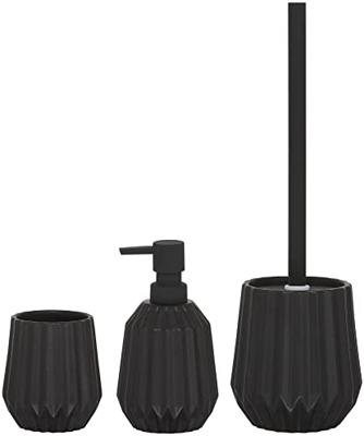 Sealskin Toiletborstel met houder vrijstaand Arte Zwart Sealskin Toiletborstel met houder vrijstaand Arte Zwart