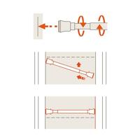 Vizierhouder Stor Planet 8 mm 2 Stuks - thumbnail