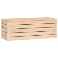 Opbergbox 89x36,5x33 cm massief grenenhout - thumbnail