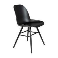 Zuiver Albert Kuip eetkamerstoel All Black - thumbnail