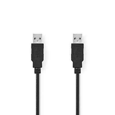 Nedis USB-Kabel | USB-A Male | USB-A Male | 480 Mbps | 2 m | 1 stuks - CCGB60000BK20 CCGB60000BK20