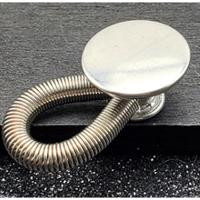 Op en Top Zwanger Broek Verlenger Glad Zilver - thumbnail