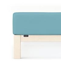 Schlafgut Schlafgut EASY Jersey Elasthan Hoeslaken XL - 180x200 - 200x220 467 Petrol Mid - thumbnail