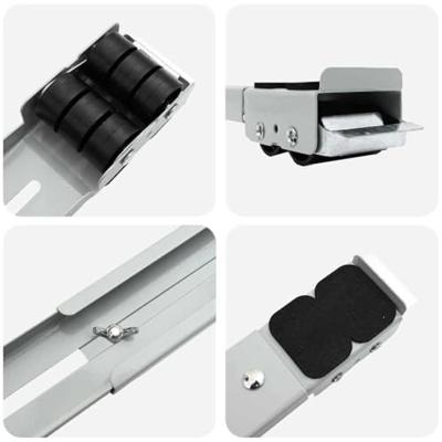 VidaXL Wasmachinebasis 2 pcs zilver 72 x 5 x 4,5 cm roestvrij staal VidaXL Wasmachinebasis 2 pcs zilver 72 x 5 x 4,5 cm roestvrij staal