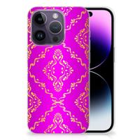 Siliconen Hoesje Apple iPhone 14 Pro Barok Roze - thumbnail