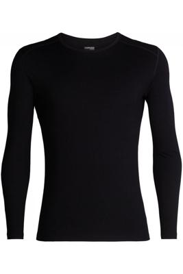 Icebreaker Merino 260 Tech LS Crewe Thermoshirt Heren Black M