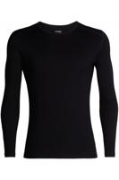 Icebreaker Merino 260 Tech LS Crewe Thermoshirt Heren Black M - thumbnail