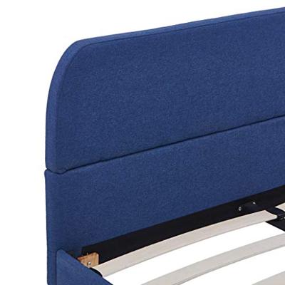 Bedframe stof blauw 140x200 cm Bedframe stof blauw 140x200 cm