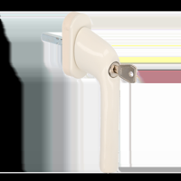 AMI Veiligheidsbeslag Raamgreep 822 7X35 Wit9010 Ovaal - 425678 - thumbnail