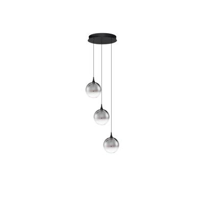 Lyora HanglampOrenda 3-lichts smoke glas - 9416959
