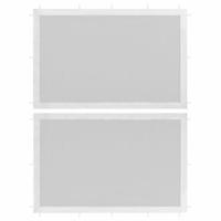 Tentwanden mesh wit 2 st - thumbnail