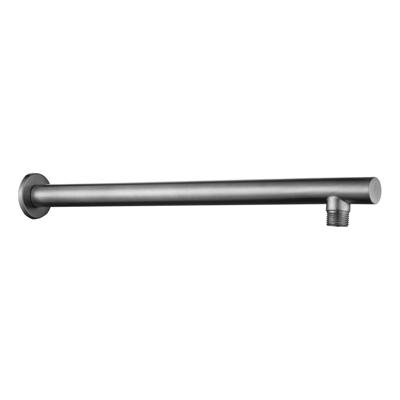 304 douchearm met muurbevestiging recht rond 40 cm RVS