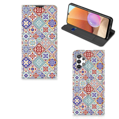 Samsung Galaxy A32 4G | A32 5G Enterprise Editie | Standcase | Tiles Color