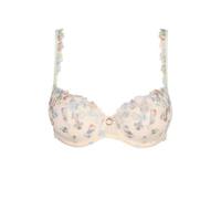 Marie Jo voorgevormde beugelbh Nathy met geborduurde bloemen ecru - thumbnail
