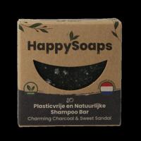 Happysoaps Shampoo bar charming charcoal & sweet sandal 70 Gram - thumbnail