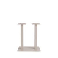 LABEL51 Eetkamertafel Tafelpoot Dubbel - Taupe - Metaal - Dubbel - 92 cm - thumbnail