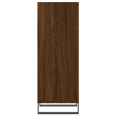 Dressoir 34,5x32,5x90 cm bewerkt hout bruineikenkleurig Dressoir 34,5x32,5x90 cm bewerkt hout bruineikenkleurig