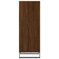 Dressoir 34,5x32,5x90 cm bewerkt hout bruineikenkleurig - thumbnail