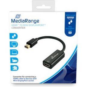 MediaRange MRCS176 video kabel adapter 0,15 m Mini DisplayPort HDMI Zwart
