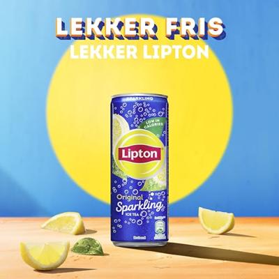 Lipton Sparkling Blik 24x250ML bij Jumbo Lipton Sparkling Blik 24x250ML bij Jumbo