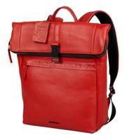 Burkely Minimal Mason Rolltop Backpack 14"-Red - thumbnail