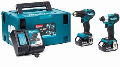 Makita dlx2220jx2 - ddf487 + dtd157 18v boor-/schroefmachine + slagschroevendraaier 3,0 ah accu (2 st) Makita dlx2220jx2 - ddf487 + dtd157 18v boor-/schroefmachine + slagschroevendraaier 3,0 ah accu (2 st)