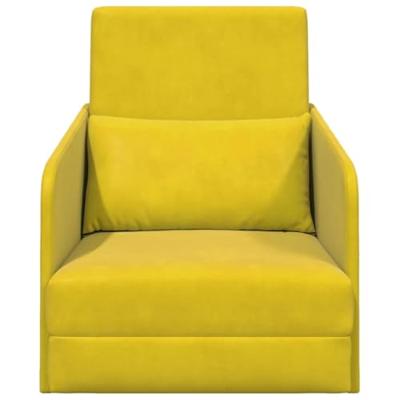 Slaapbank Geel 65 x 80 x 83 cm Fluweel