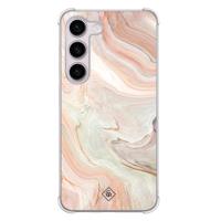 Samsung Galaxy S23 Plus shockproof hoesje - Marmer waves - thumbnail