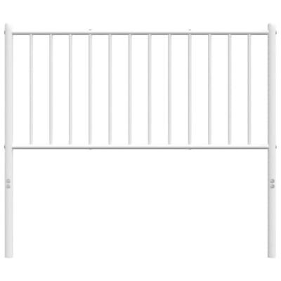 Hoofdbord metaal wit 104,5x3x90 cm