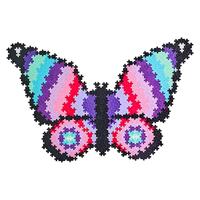 Plus-Plus puzzle by number vlinder: 800 stuks (3915) - thumbnail