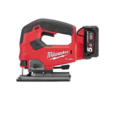 Milwaukee m18 fjs-502x | fuel accu decoupeerzaag 18v in hd box (2x 5.0ah accu + lader) - 4933464727