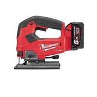 Milwaukee m18 fjs-502x | fuel accu decoupeerzaag 18v in hd box (2x 5.0ah accu + lader) - 4933464727 - thumbnail