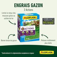 Gras - meststof - Algoflash Naturasol - 3 acties - 3 kg - thumbnail