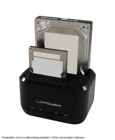 LC-Power LC-DOCK-U3-III HDD/SSD-dockingstation LC-Power LC-DOCK-U3-III HDD/SSD-dockingstation