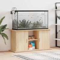 Aquariumstandaard Sonoma Eiken 121x41x58 cm Bewerkt Hout - thumbnail
