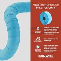 CONTEC stuurlint "prestige.cork ct bar tape prestige.cork 200mm blue - thumbnail