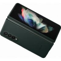 EF-VF926LGEGWW Samsung Leather Cover Galaxy Z Fold3 Green - thumbnail
