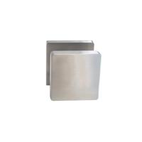 Intersteel | Knop op rozet | Vierkant | Nikkel Mat - thumbnail