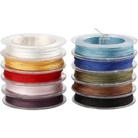 Creativ Company Polyester koord kleur, 10x50ml - thumbnail